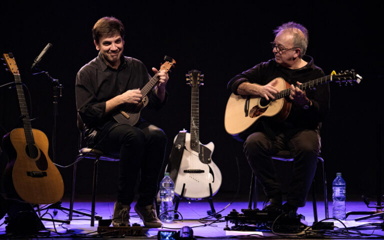 Duo guitaristes Jean-Félix Lalanne et Soïg Sibéril